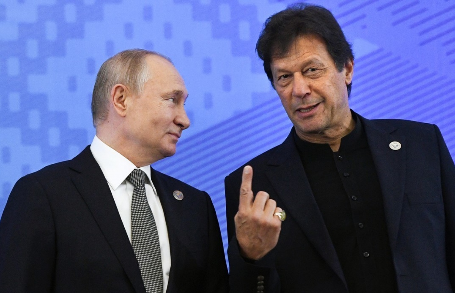 ރަޝިޔާގެ ރައީސް ލަޑިމިއާ ޕުޓިން އާއި ޕާކިސްތާނުގެ ބޮޑުވަޒީރު އިމްރާން ޚާން