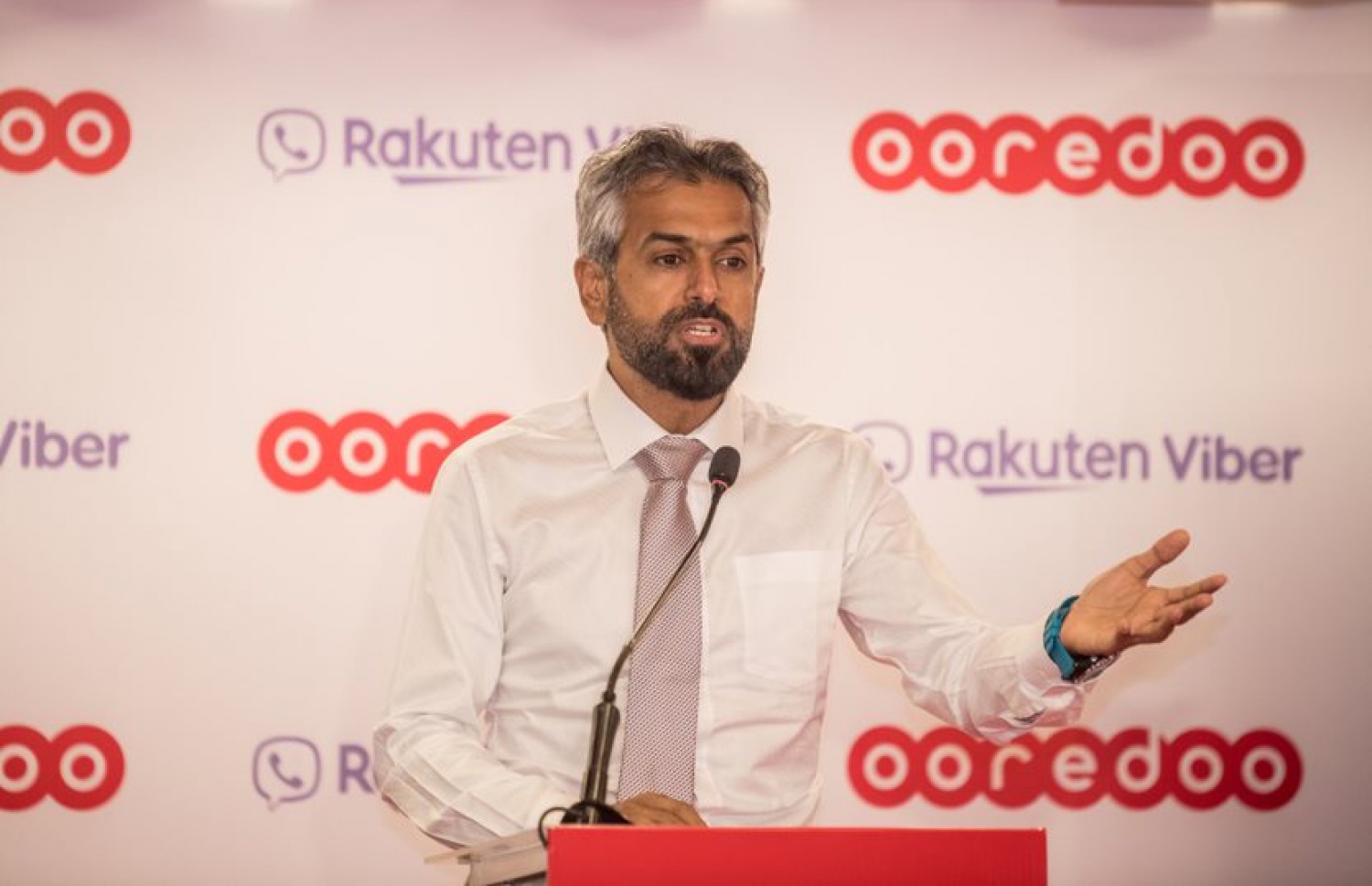 އުރީދޫގެ ސީއީއޯ އަދި މެނޭޖިން ޑިރެކްޓަރު ޚާލިދު ވާހަކަދައްކަވަނީ-- ފޮޓޯ: އުރީދޫ