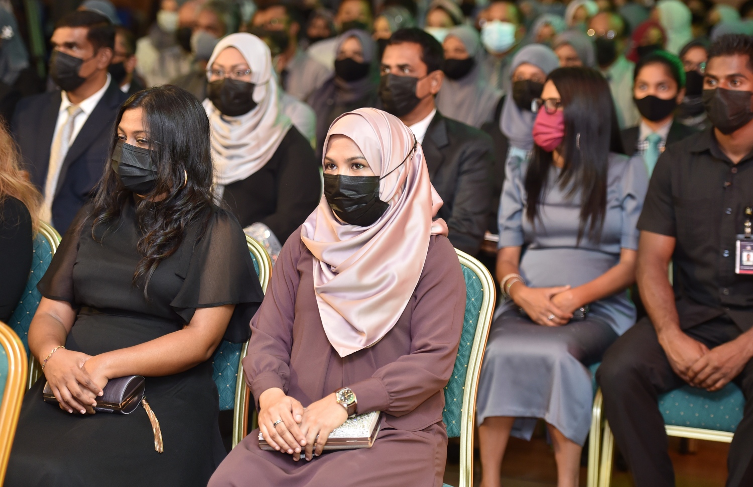 އަހުމަދިއްޔާ ސްކޫލަށް 40 އަހަރު ފުރުމުގެ މުނާސަބަތުގައި ބޭއްވި ކުލަގަދަ ރަސްމިއްޔާތު.-- ފޮޓޯ: ރައީސް އޮފީސް