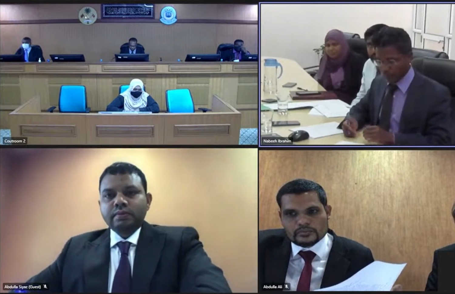 ހައި ކޯޓުގެ މިއަދުގެ އަޑުއެހުން