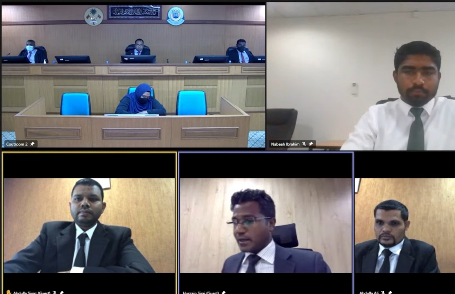 ހައި ކޯޓުގައި މިއަދު ބޭއްވި އަޑުއެހުން --- ފޮޓޯ/މިހާރު