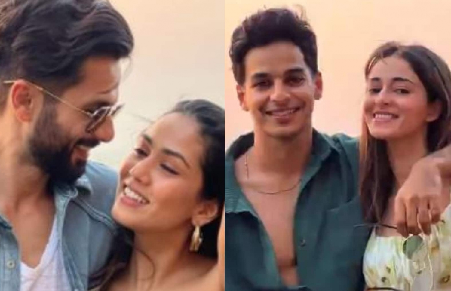 އަނަންޔާ އާއި އިޝާން އަދި ޝާހިދު އާއި އޭނާގެ އަންހެނުން މީރާ-