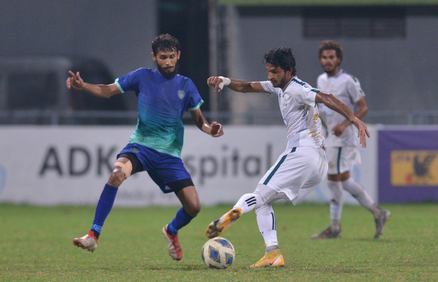 ލީގުގައި މިރޭ ގްރީން އާއި ސަސް ކުޅުނު މެޗުގެ ތެރެއިން: މިއީ ސަސްއިން ލީގުގައި ހޯދި ފުރަތަމަ މޮޅު --- ފޮޓޯ: އެފްއޭއެމް