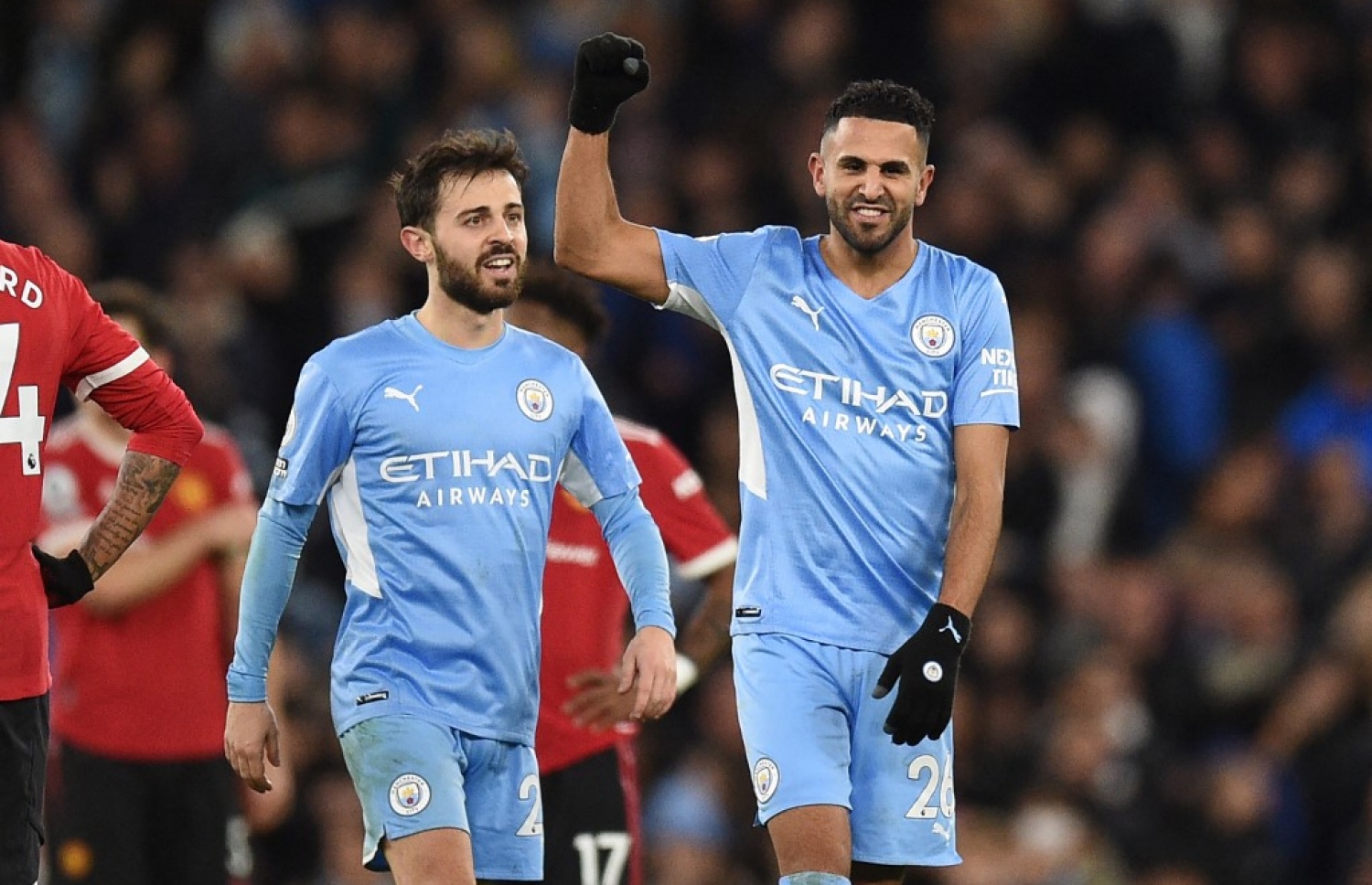 މަހްރޭޒް ރޭގެ މެޗުގައި ސިޓީގެ ހަތަރުވަނަ ލަނޑު ޖެހުމަށް ފަހު.-- ފޮޓޯ: އޭއެފްޕީ