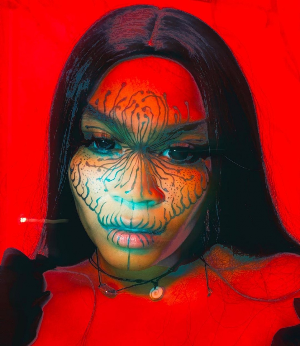 ހަޝީ އޭނާގެ އަމިއްލަ މޭކަޕްގައި