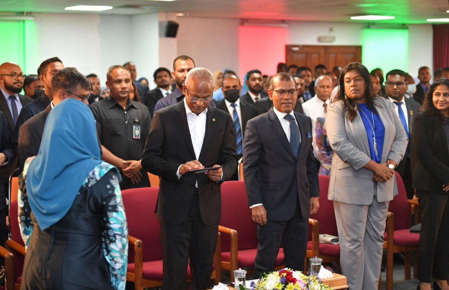 ރައީސް އިބްރާހިމް މުހައްމަދު ސޯލިހު 'ޤަޟާއީ އަހަރު 2022' އިފްތިތާހުކޮށްދެއްވުން-- ފޮޓޯ: ރައީސް އޮފީސް