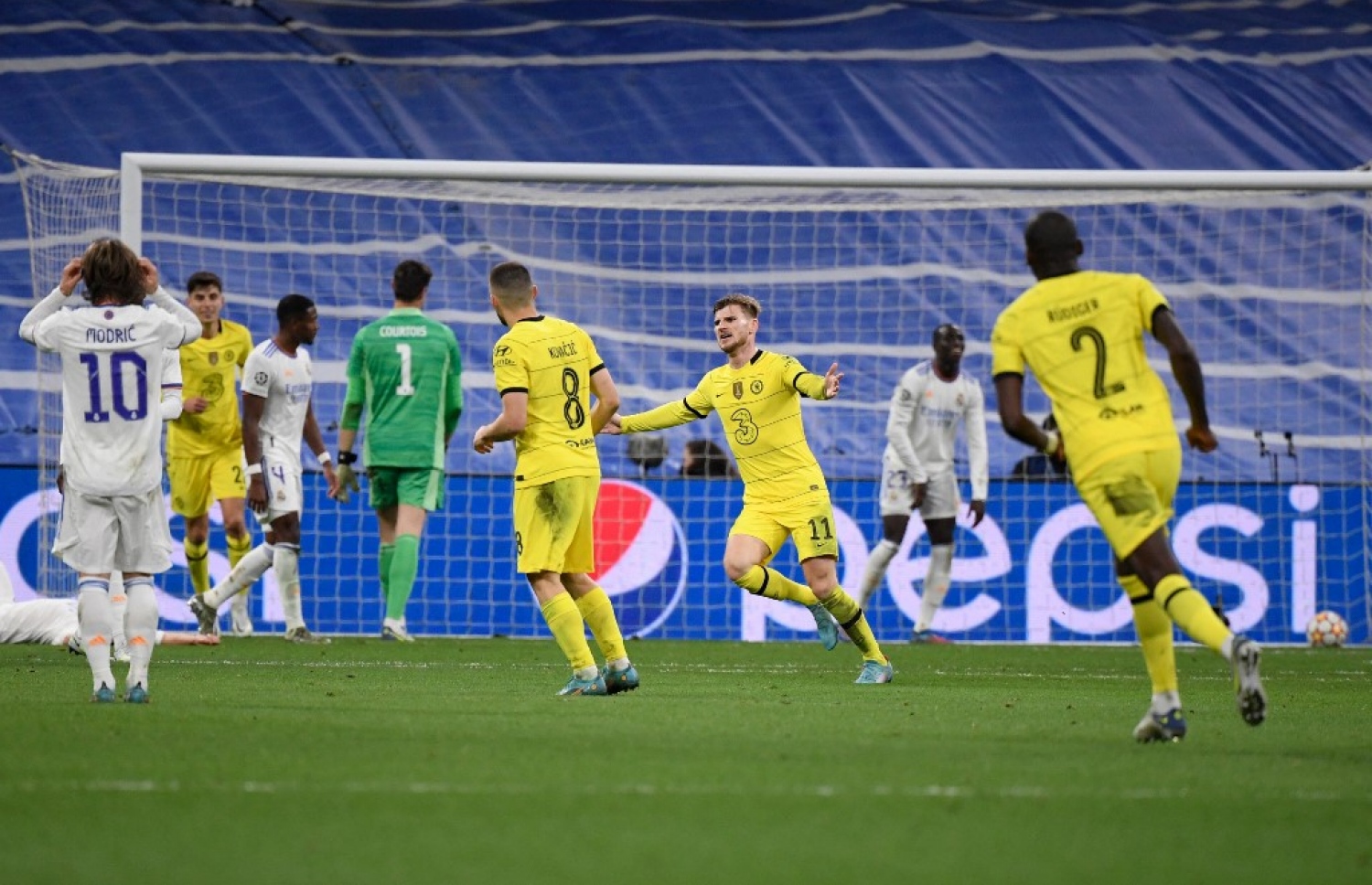 ޓިމޯ ވާނާ ޗެލްސީގެ ތިންވަނަ ލަނޑު ޖެހުމަށް ފަހު.-- ފޮޓޯ: އޭއެފްޕީ