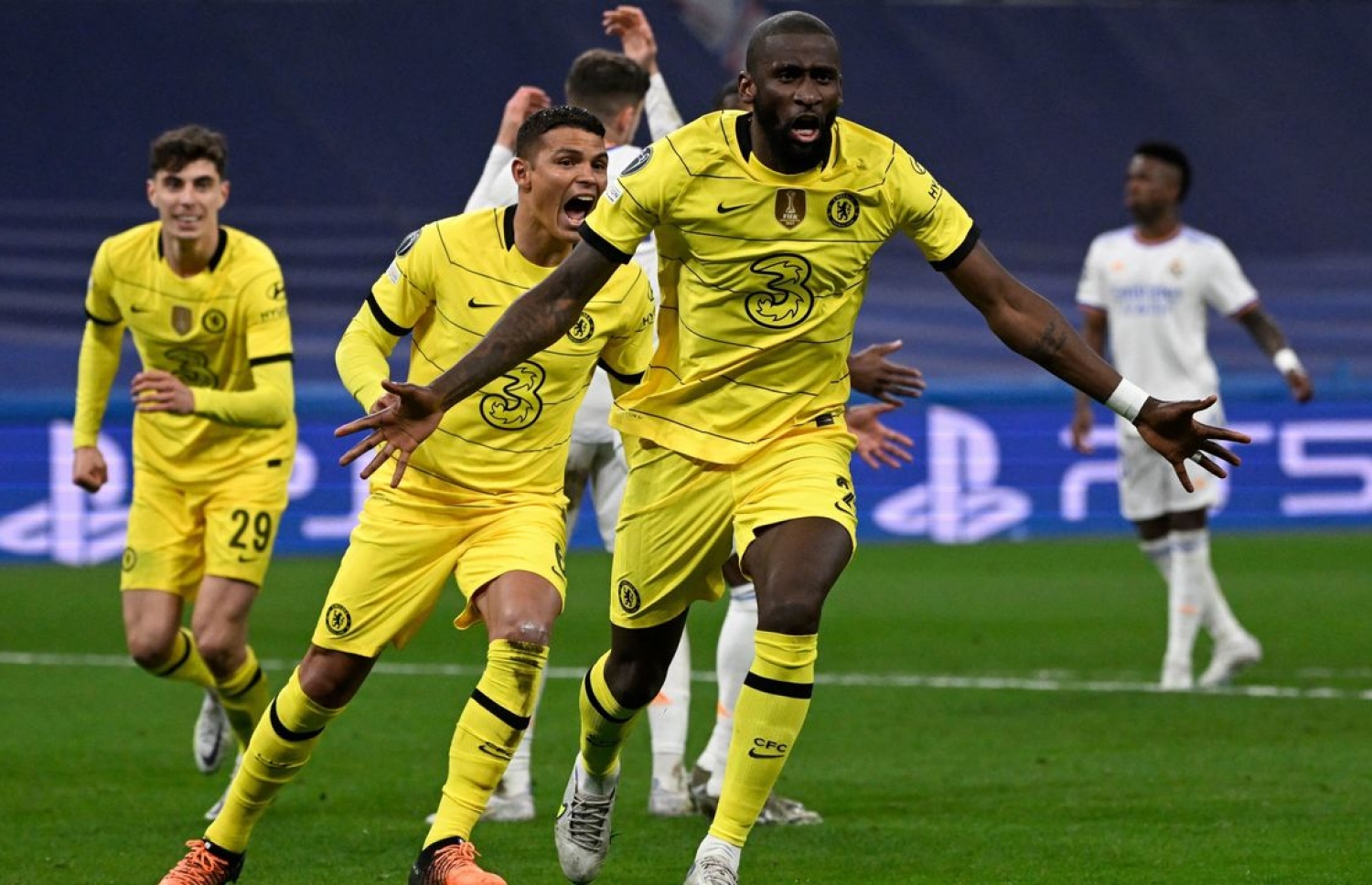 ރުޑިގާ ޗެމްޕިއަންސް ލީގުގައި ރެއާލް މެޑްރިޑް ކޮޅަށް ލަނޑު ޖެހުމަށް ފަހު.-- ފޮޓޯ: އޭއެފްޕީ