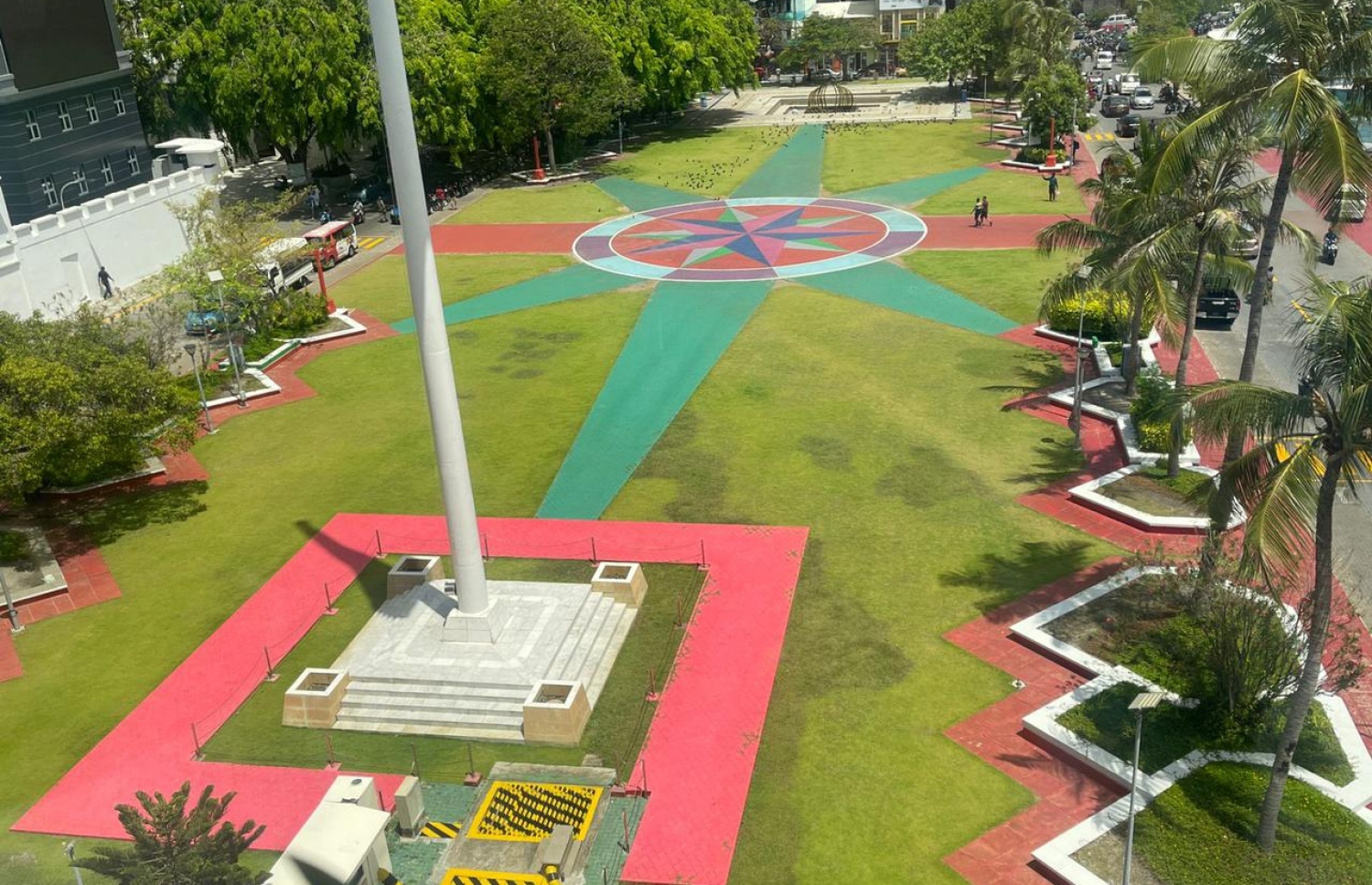 ޖުމްހޫރީ މައިދާނުގައި ވިނަ އިންދާ ނިންމާލައިފައި -- ފޮޓޯ: މާލޭ ސިޓީ ކައުންސިލް