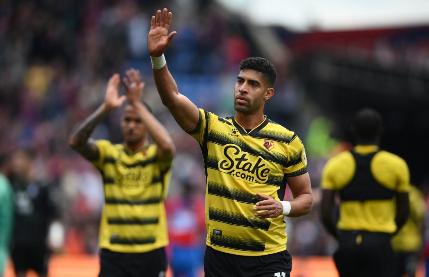 މެޗަށް ފަހު ވަޓްފޯޑުގެ ޑިފެންޑަރު އެޑަމް މަސީނާ.-- ފޮޓޯ: އޭއެފްޕީ