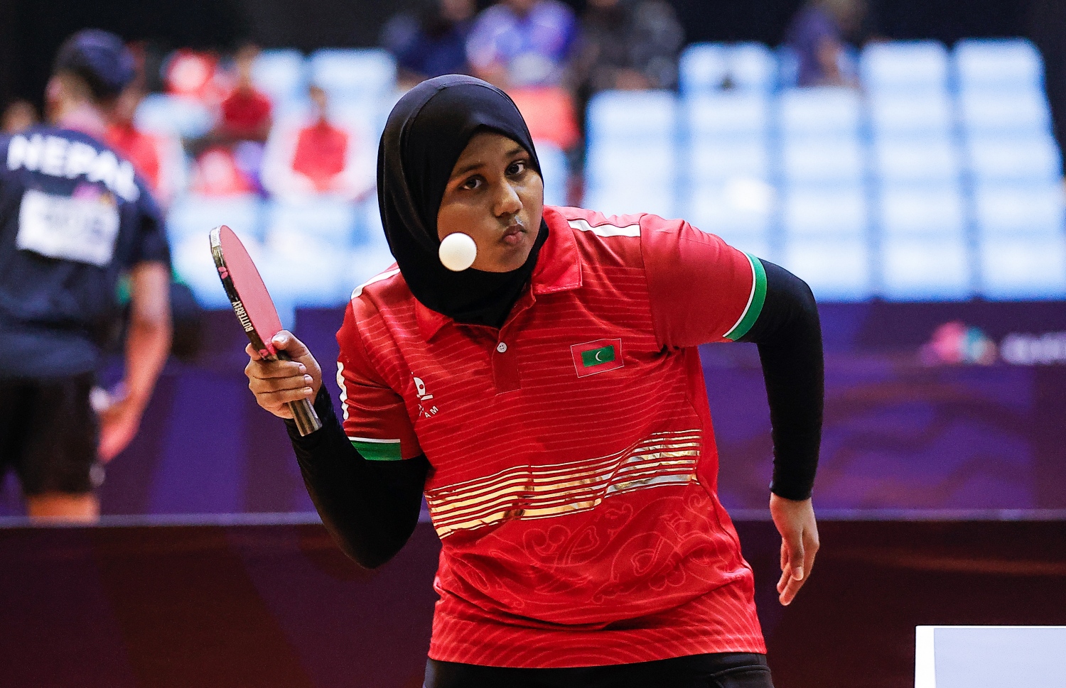 މިހާރު ކުރިއަށްދާ ދެކުނު އޭޝިއާގެ ޓީޓީ ޗެމްޕިއަންޝިޕްގައި މިޝްކާ ކުޅެނީ: އޭނާ ވަނީ މިއަދު ގިނަ ގޭމްތަކެއްގައި ކުޅެފައި --- ފޮޓޯ: ފަޔާޒު މޫސާ | މިހާރު