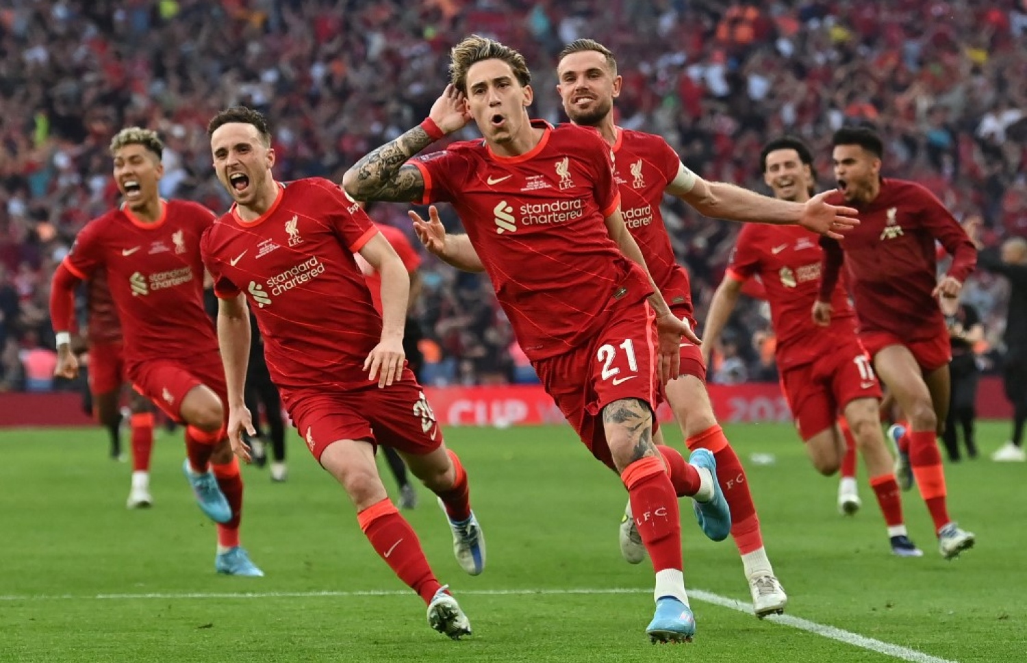 ސިމިކާސް (21) ލިވަޕޫލް މޮޅުވި ޕެނަލްޓީ ޖެހުމަށް ފަހު.-- ފޮޓޯ: އޭއެފްޕީ