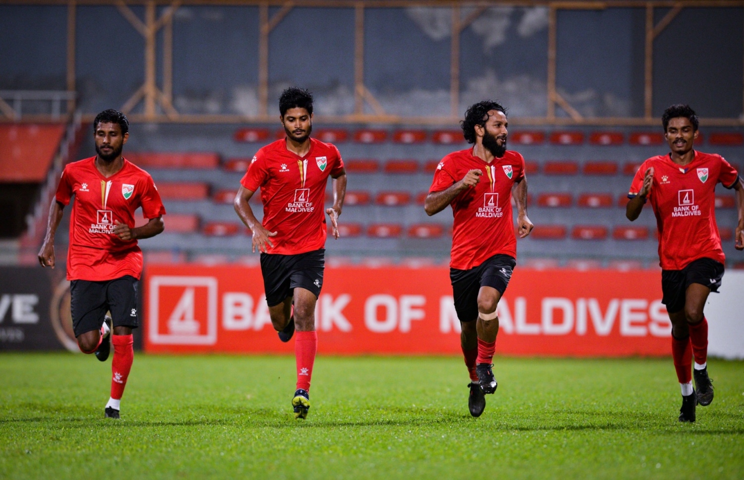 ގައުމީ ޓީމުގެ ޕްރެކްޓިހުގައި ޔާން، ކްރޯ، ހަންނަ، ބައްކް --- ފޮޓޯ: އެފްއޭއެމް