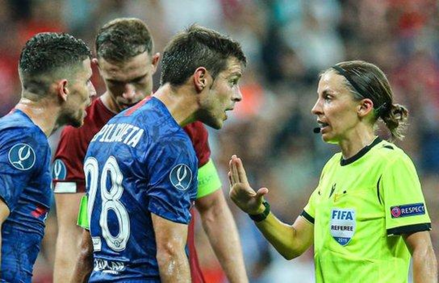 ފްރެޕާޓް 2019 ވަނަ އަހަރުގެ ޔޫއެފާ ސުޕަ ކަޕުގައި ޗެލްސީ އާއި ލިވަޕޫލް ބައްދަލުކުރި މެޗުގައި.-- ފޮޓޯ: ގެޓީ އިމޭޖަސް