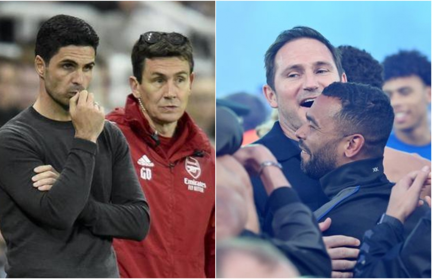 ލަމްޕާޑާއި އެވަޓަންގެ ކޯޗިން ޓީމުގައި ހިމެނޭ ޗެމްސީގެ ކުރީގެ ކުޅުންތެރިޔާ އޭޝްލީ ކޯލް (ކ)، އެވަޓަން އެންމެ ފަހުން މޮޅުވި މެޗަށް ފަހު އުފާފާޅުކުރަނީ، އާސެނަލްގެ ކޯޗު މިކެލް އާޓެޓާ (ވ) ގެ ކޯޗުކަމުގައި އާސެނަލް އަދި ޗެމްޕިއަންސް ލީގަށް ކޮލިފައި ވެފައެއް ނުވޭ.--