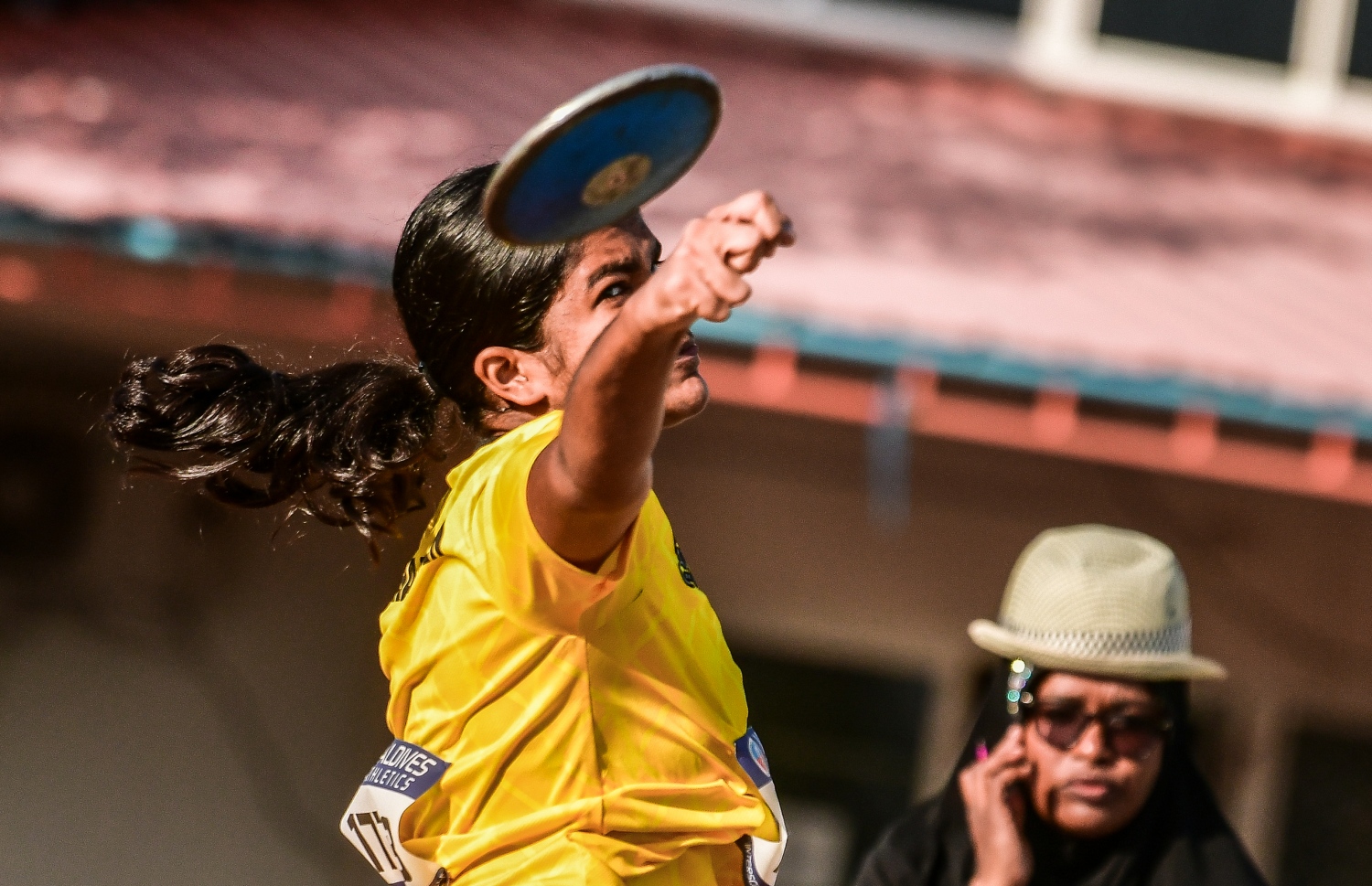 މިހާރު ކުރިއަށްދާ އިންޓަ ސްކޫލް އެތުލެޓިކްސް މުބާރާތުގައި އެތުލީޓަކު ވާދަކުރަނީ --- ފޮޓޯ: ފަޔާޒު މޫސާ | މިހާރު