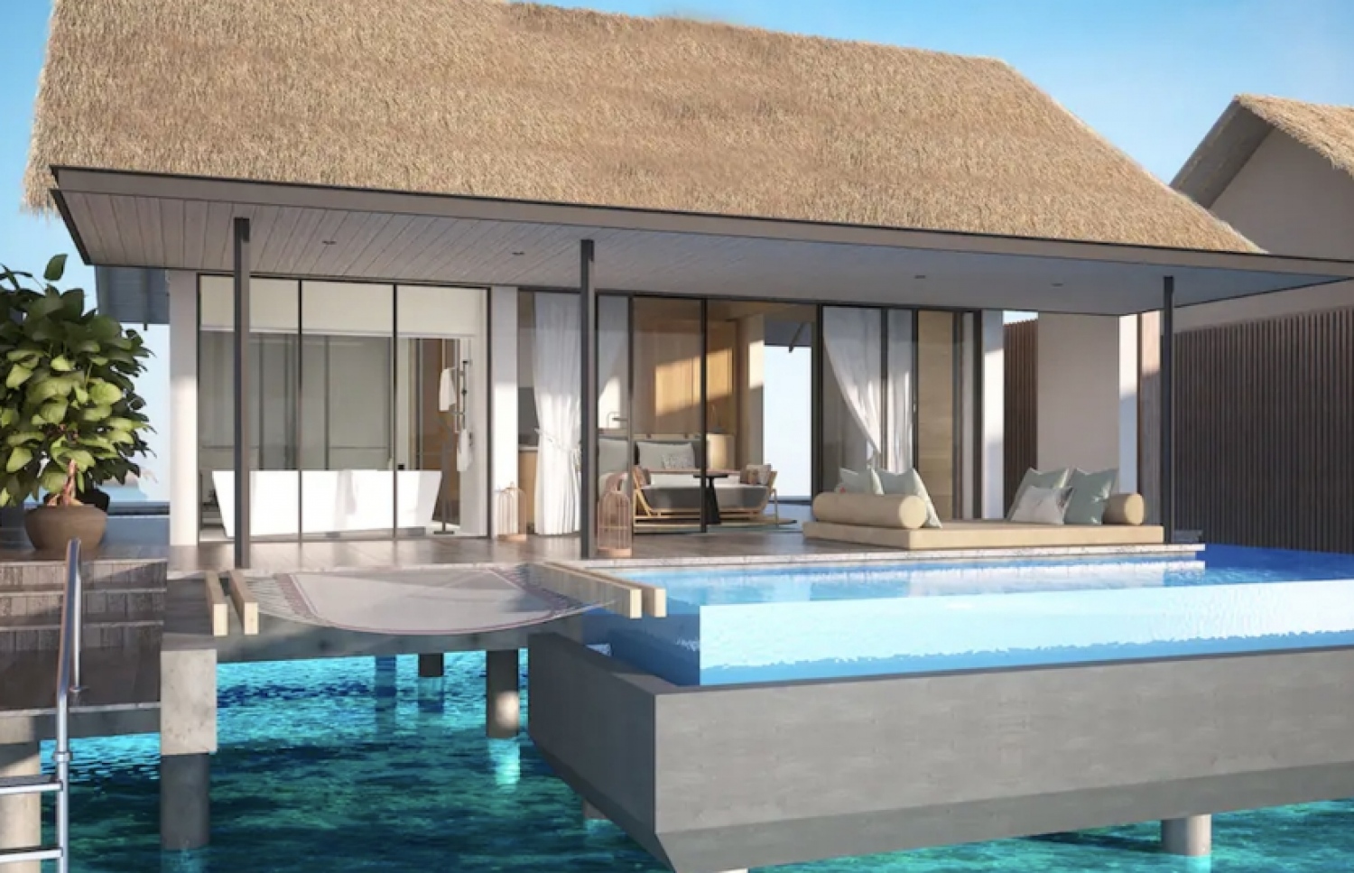 ހިލްޓަން މޯލްޑިވްސް އަމީންގިރި ރިސޯޓުގެ އެންމެ އަގުހެޔޮ ވިލާ ---ފޮޓޯ: ހިލްޓަން