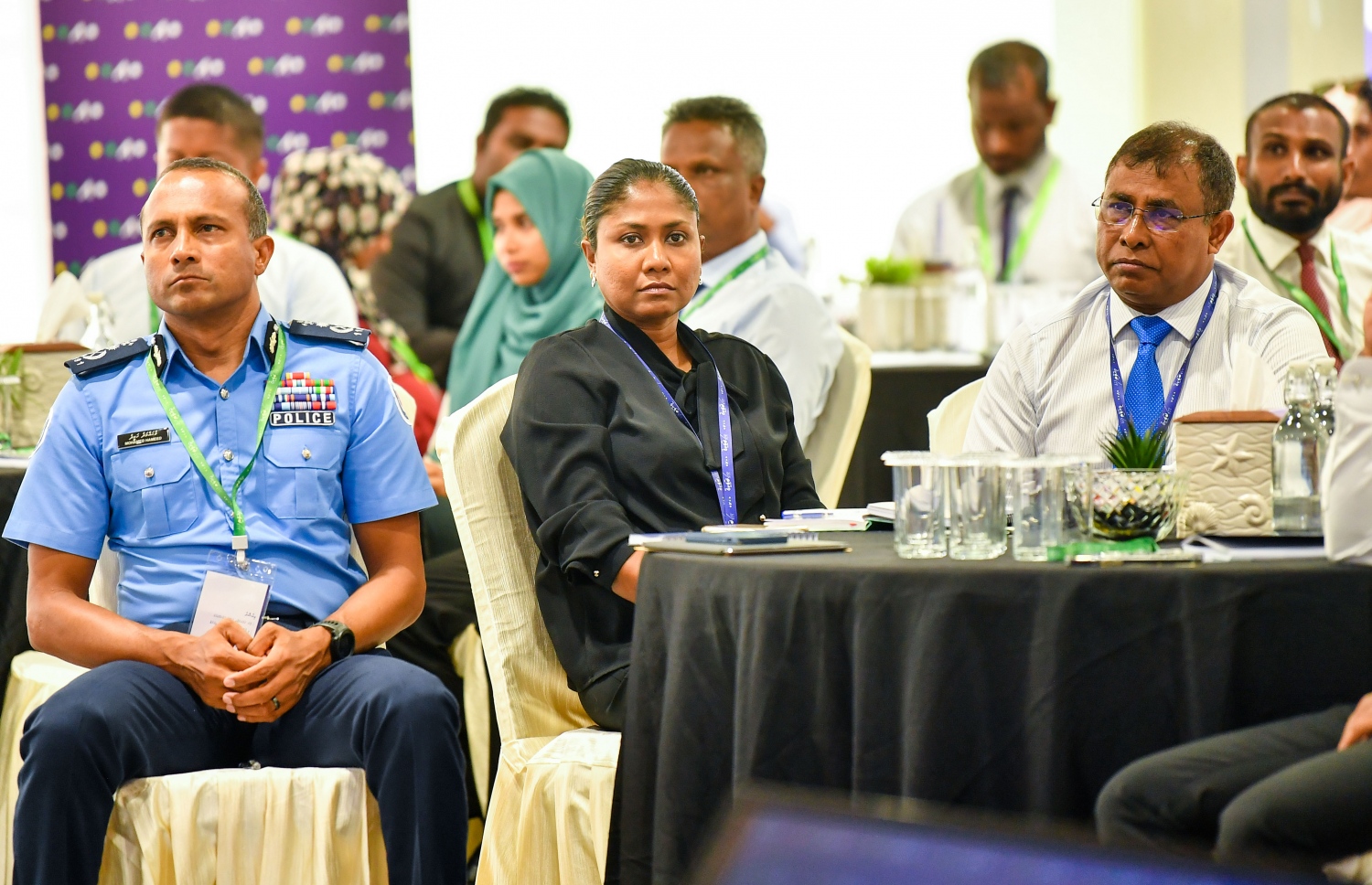 ވިއަވަތި ކޮންފަރެންސްގައި ޓޫރިޒަމް މިނިސްޓަރު އަބްދުﷲ މައުސޫމް، ތުޅާދޫ ދާއިރާގެ މެމްބަރު ހިސާން ހުސެން(މ) އަދި ސީޕީ މުހައްމަދު ވަހީދު(ވ) ބައިވެރިވެ ވަޑައިގަންވަނީ-- ފޮޓޯ | ރައީސް އޮފީސް