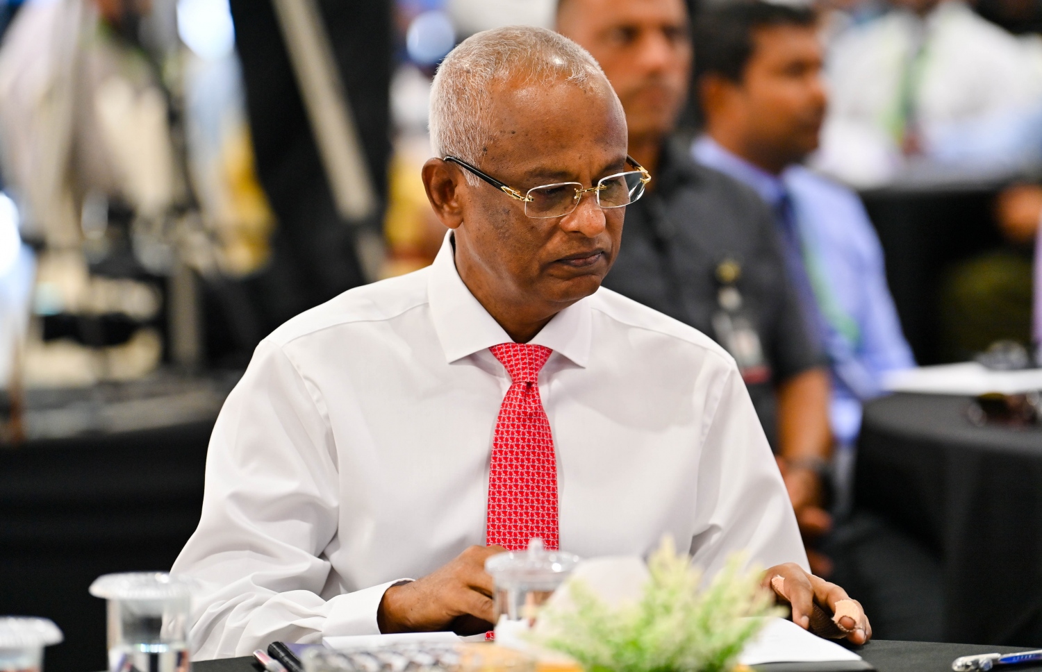 ވިއަވަތި ކޮންފަރެންސްގައި ރައީސް އިބްރާހިމް މުހައްމަދު ސޯލިހު ބައިވެރިވެ ވަޑައިގަންނަވަނީ. -- ފޮޓޯ | ރައީސް އޮފީސް