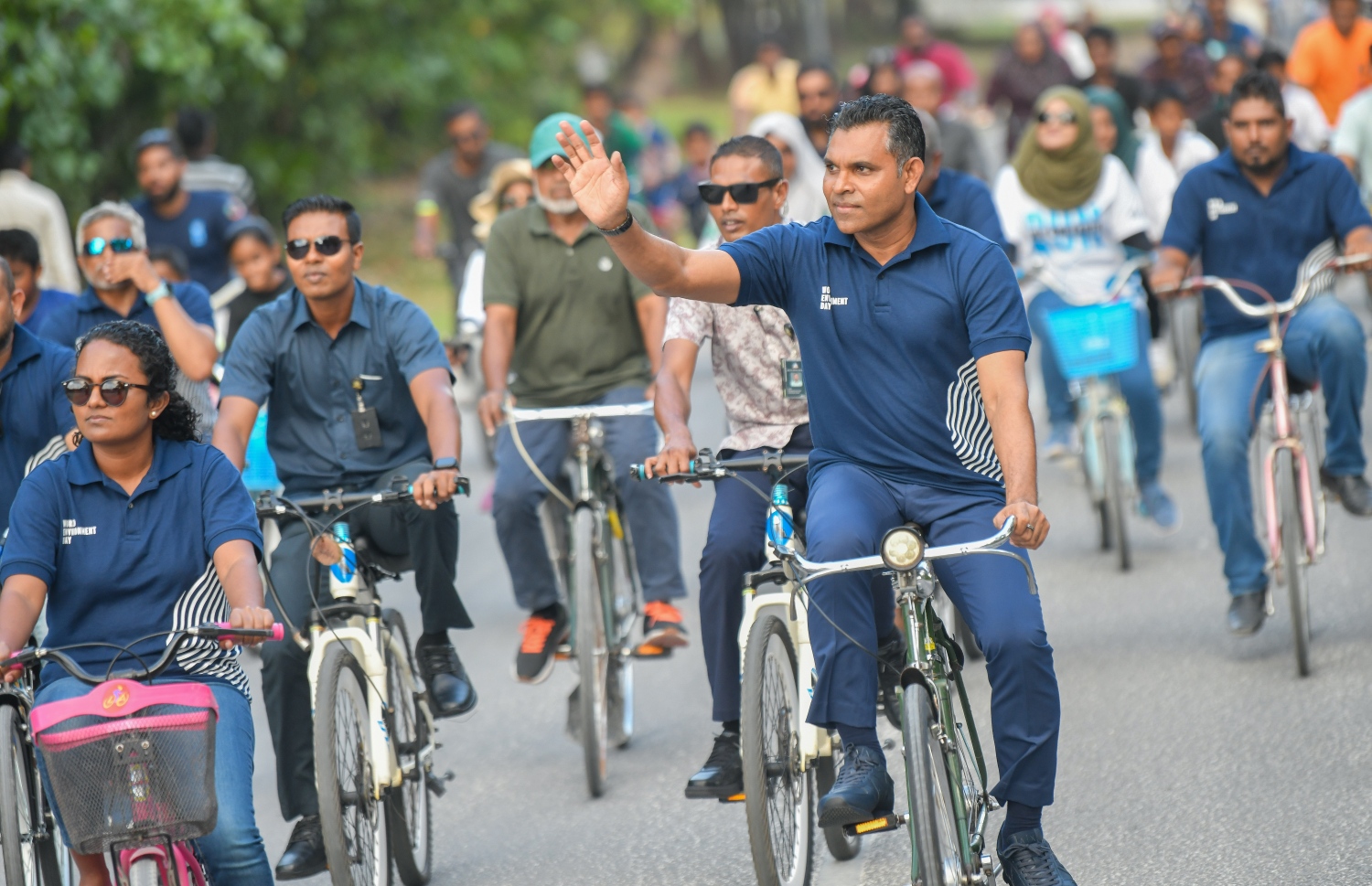 ތިމާވެށީގެ ދުވަސް: ފުވައްމުލަކު ތުނޑިއަށް ބައިސިކަލް ބުރެއް