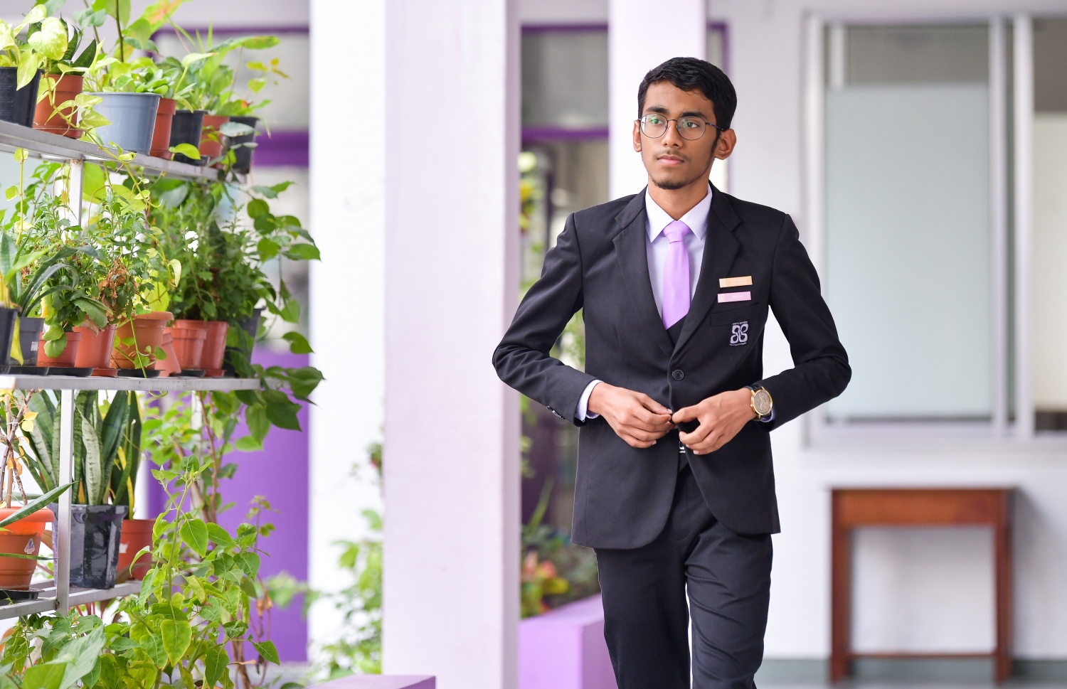 ހިރިޔާ ސްކޫލްގެ ކެޕްޓަން އަލާއު: ކިޔެވިއިރު ހުރިހާ ކަމެއް ވެސް ވަގުތަށް ނިންމަން ސަމާލުކަން ދިން.- ފޮޓޯ: ފަޔާޒު މޫސާ/ މިހާރު