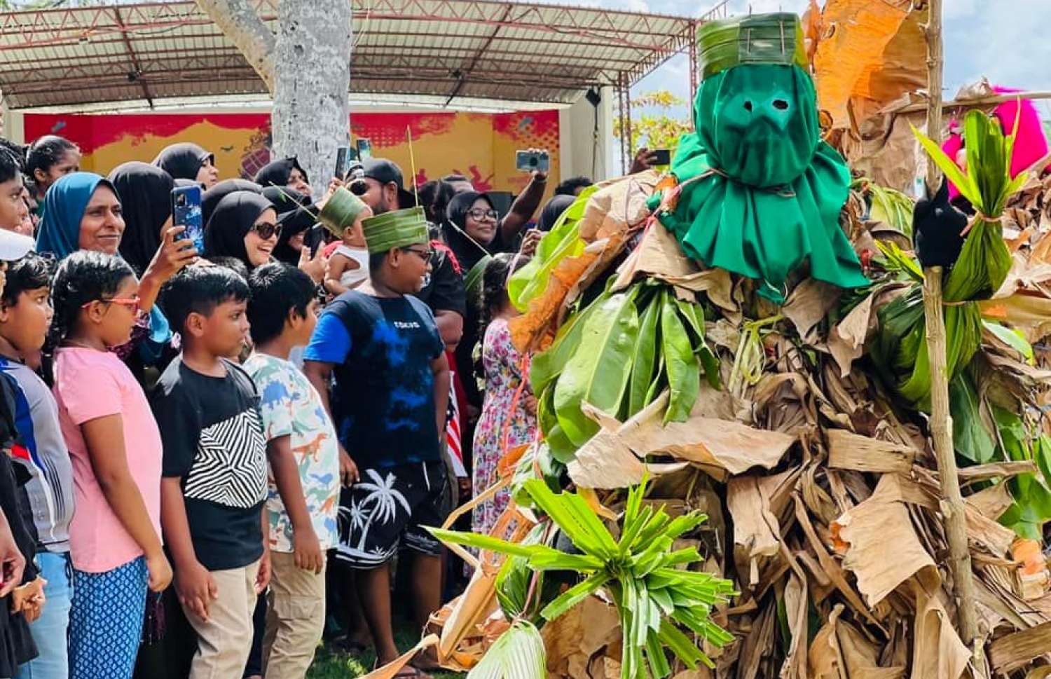 ތ. ކިނބިދޫގައި އީދު ފާހަގަކުރުން -- ފޮޓޯ: ކިނބިދޫ ކައުންސިލް