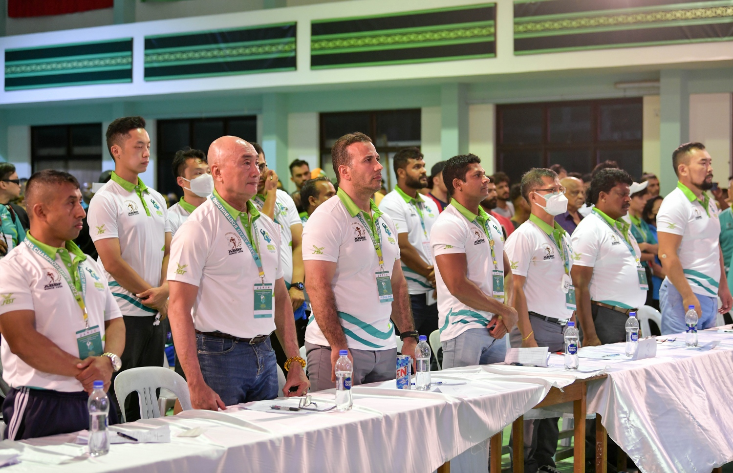 ރާއްޖޭގައި މިއަދު ފެށި އޭޝިއާގެ ބޮޑީ ބިލްޑިން ޗެމްޕިއަންޝިޕްގައި ޖަޖިން ޕެނަލް.--- ފޮޓޯ: ނިޝާން އަލީ/މިހާރު