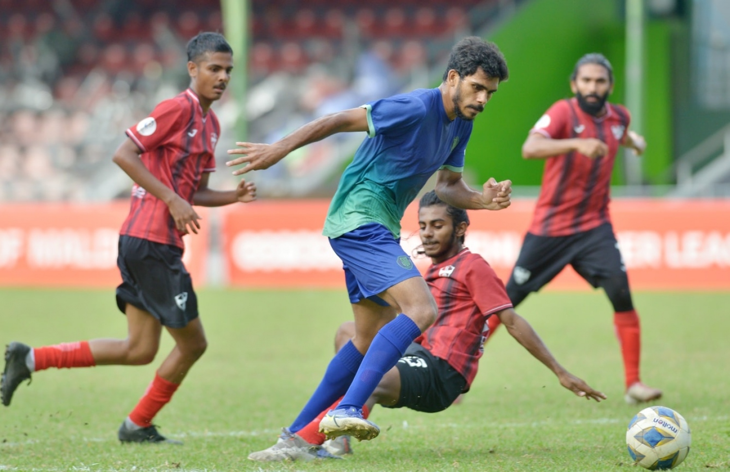 ސަސް އާއި ޓީސީ މިއަދު ކުޅުނު މެޗުގެ ތެރެއިން: ސަސް އަށް އޮތީ ރެލިގޭޝަން ކުޅުން --- ފޮޓޯ: އެފްއޭއެމް