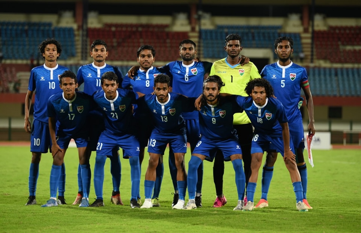 ބަންގްލަދޭޝްއާ ދެކޮޅަށް، 20 އަހަރުން ދަށުގެ ސާފް ޗެމްޕިއަންޝިޕުގައި މިރޭ ރާއްޖޭން ނެރުނު ފުރަތަމަ 11.-- ފޮޓޯ: އެފްއޭއެމް