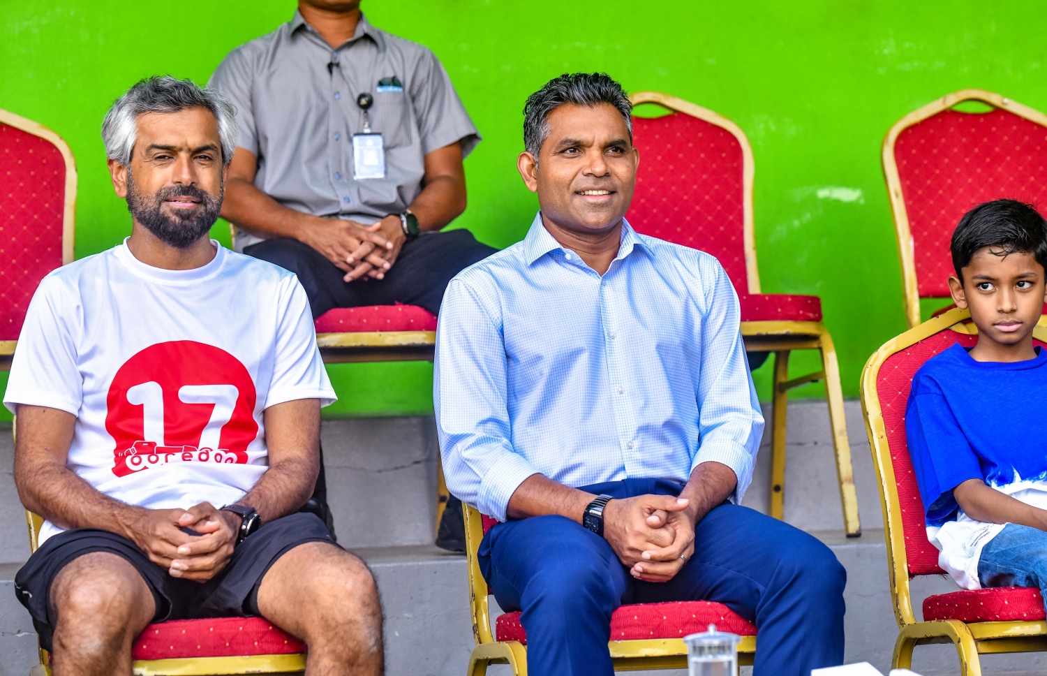 ރާއްޖޭގެ ނައިބް ރައީސް ފައިސަލް ނަސީމް އަދި އުރީދޫގެ ސީއީއޯ ހާލިދު އަލްހާމިދީ މިއަދުގެ ހަފްލާގައި ބައިވެރިވެވަޑައިގަންނަވަނީ ---ފޮޓޯ: އުރީދޫ