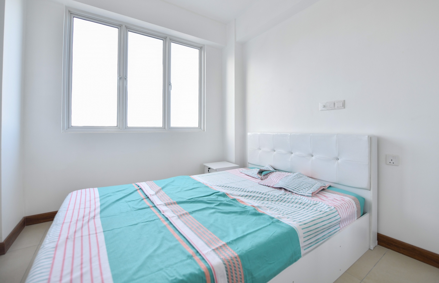 އެމްޕީއެލްގެ މޮކްއަޕް އެޕާޓްމެންޓްގެ ރޫމެއް. ތިން ޓަވަރުގައި 534 އެޕާޓްމަންޓް ހުރޭ--ފޮޓޯ: މިހާރު