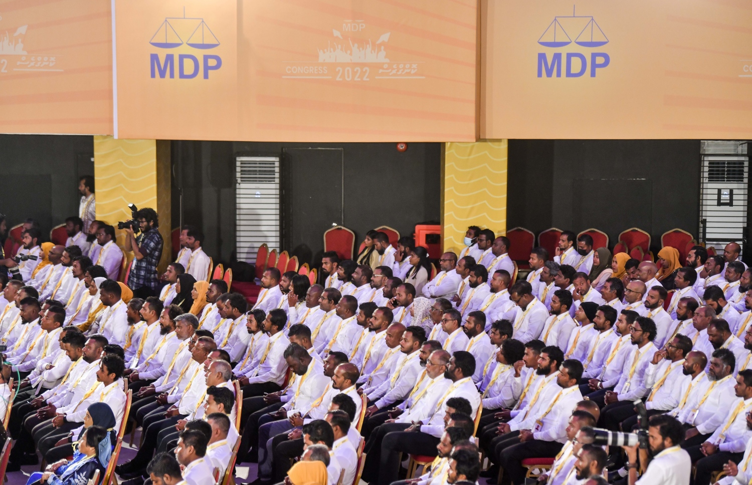 އެމްޑީޕީގެ "ކޮންގްރެސް 2023": މިއީ މިހާތަނަށް އެމްޑީޕީން ބާއްވާނެ އެންމެ ވާދަވެރި ޕްރައިމަރީ. --ފޮޓޯ: ފަޔާޒު މޫސާ | މިހާރު