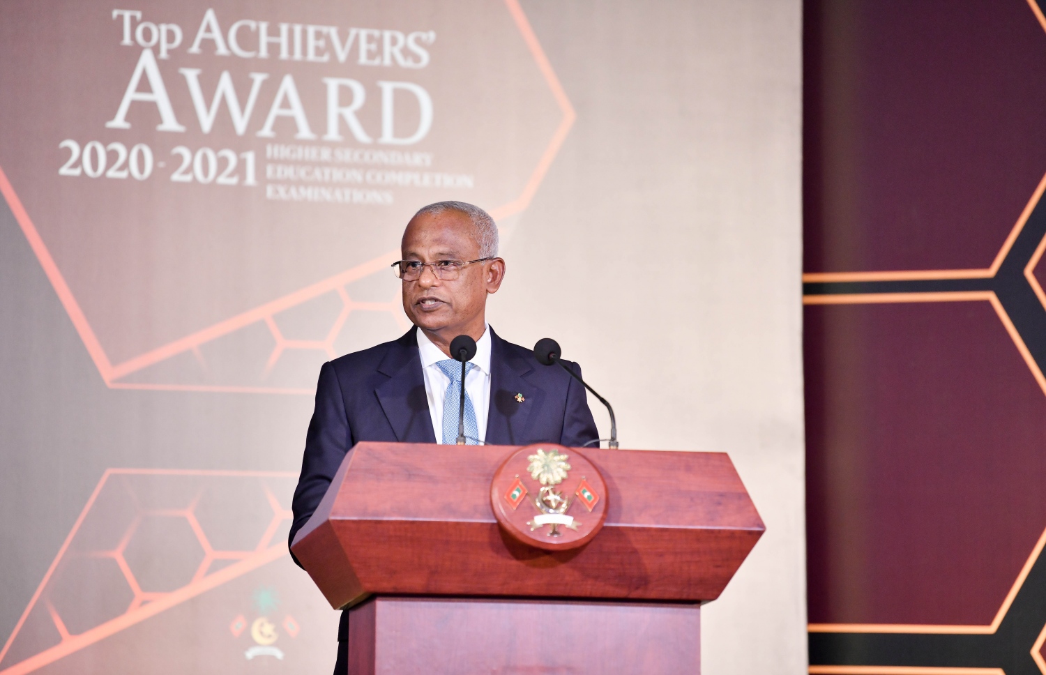 ރައީސް އިބްރާހިމް މުހައްމަދު ސޯލިހު: ފަތުވާ މަޖިލިހަށް މެމްބަރުން އައްޔަން ނުކުރައްވާ އަހަރެއް ވަނީ، އެކަމަކު އެއީ ގާނޫނީ ގޮތުން އެ މަނިކުފާނުގެ ޒިންމާއެއް.---ފޮޓޯ: މިހާރު