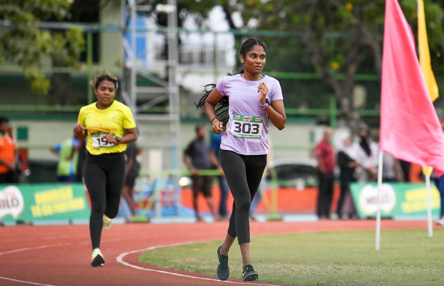 ޖައިޝާ މިއަދު ރޭހުގައި ވާދަކުރާނީ: މުބާރާތަށް ހަފުތާއެއް ވޯއިރު ހުން އައުމުން ޓާގެޓް ކުރި ޓައިމް އަށް ރޭސް ނުނިންމުނަސް އޭނާ ވަނީ އެއްވަނަ ހޯދާފަ --- ފޮޓޯ: ފަޔާޒު މޫސާ | މިހާރު