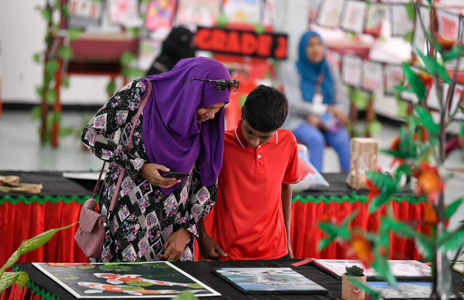 މަޖީދިއްޔާ ސްކޫލްގެ ކުދިންގެ ކުރެހުމާއި ހުނަރުގެ މައުރަޒު