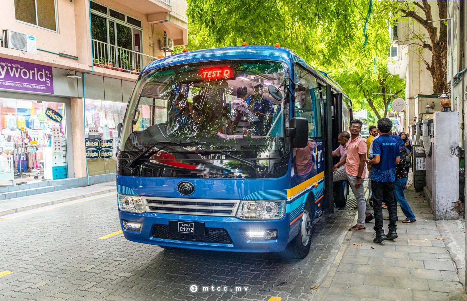 މާލޭގައި މިނީ ބަހުގެ ޓެސްޓް ދަތުރުތައް ކުރަނީ -- ފޮޓޯ: އެމްޓީސީސީ