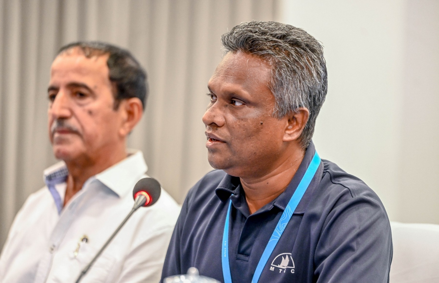 މިއަދުގެ ރަސްމިއްޔާތުގައި އެމްޓީސީސީގެ ސީއީއޯ އާދަމް އާޒިމް ވާހާކަދައްކަވަނީ ---ފޮޓޯ: ނިޝާން އަލީ | މިހާރު