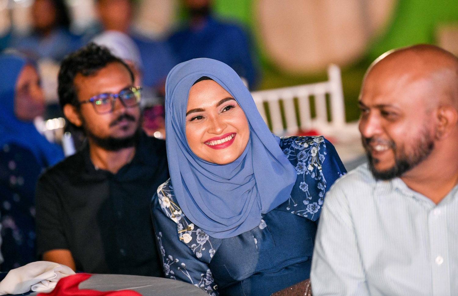 އެމްޕީއެލްގެ 36 ވަނަ އަހަރީ ދުވަސް ފާހަގަކުރުމަށް ހެންވޭރު ދަނޑުގައި ބޭއްވި ހާއްސަ ރަސްމިއްޔާތުގައި އެ ކުންފުނީގެ ބައެއް މުވައްޒަފުން ބައިވެރިވަނީ--. ފޮޓޯ: ނިޝާން އަލީ | މިހާރު