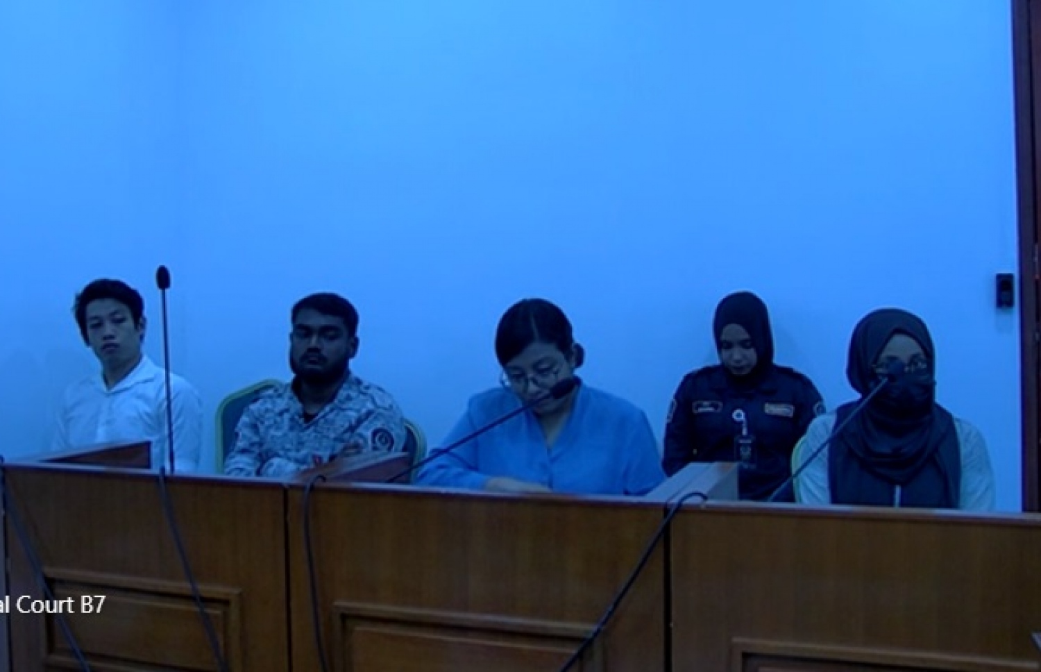 މިއަދު ކްރިމިނަލް ކޯޓުން އޮންލައިންކޮށް ބޭއްވި ޝަރީއަތުގައި މާވިން އާއި ލަމްހާ.