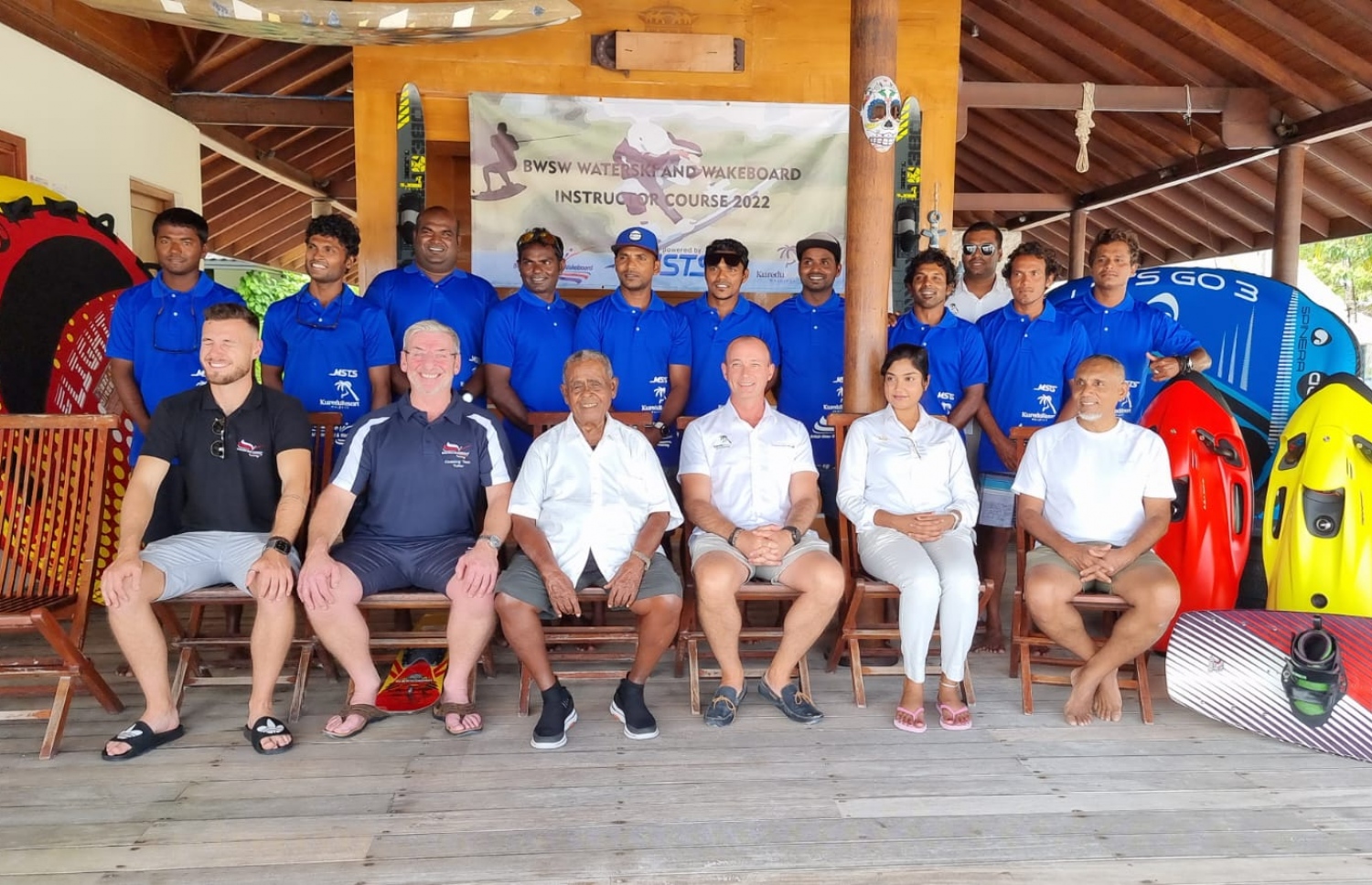 އެމްއެސްޓީއެސް އާއި ސީސީއާރު ރިސޯޓާއި ބީޑަބްލިއުއެސްޑަބްލިއުގެ އިސްވެރިން. ފޮޓޯ: އެމްއެސްޓީއެސް