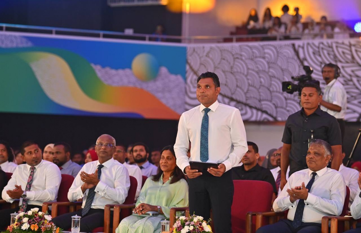 ޔޫތު އެވޯޑް 2022: ނައިބް ރައީސް ފައިސަލް ނަސީމް ޔޫތު މިނިސްޓްރީގެ ވެބްސައިޓް ލޯންޗުކޮށްދެއްވަނީ -- ފޮޓޯ: ރައީސް އޮފީސް