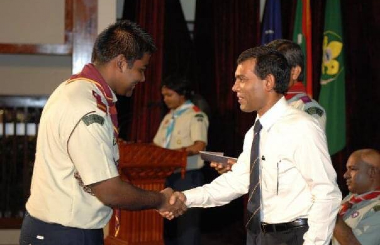 މައީދު ވަނީ ރައީސުލްޖުމްހޫރިއްޔާގެ ސްކައުޓް ބެޖު ވެސް ހާސިލުކުރައްވައިފައި --