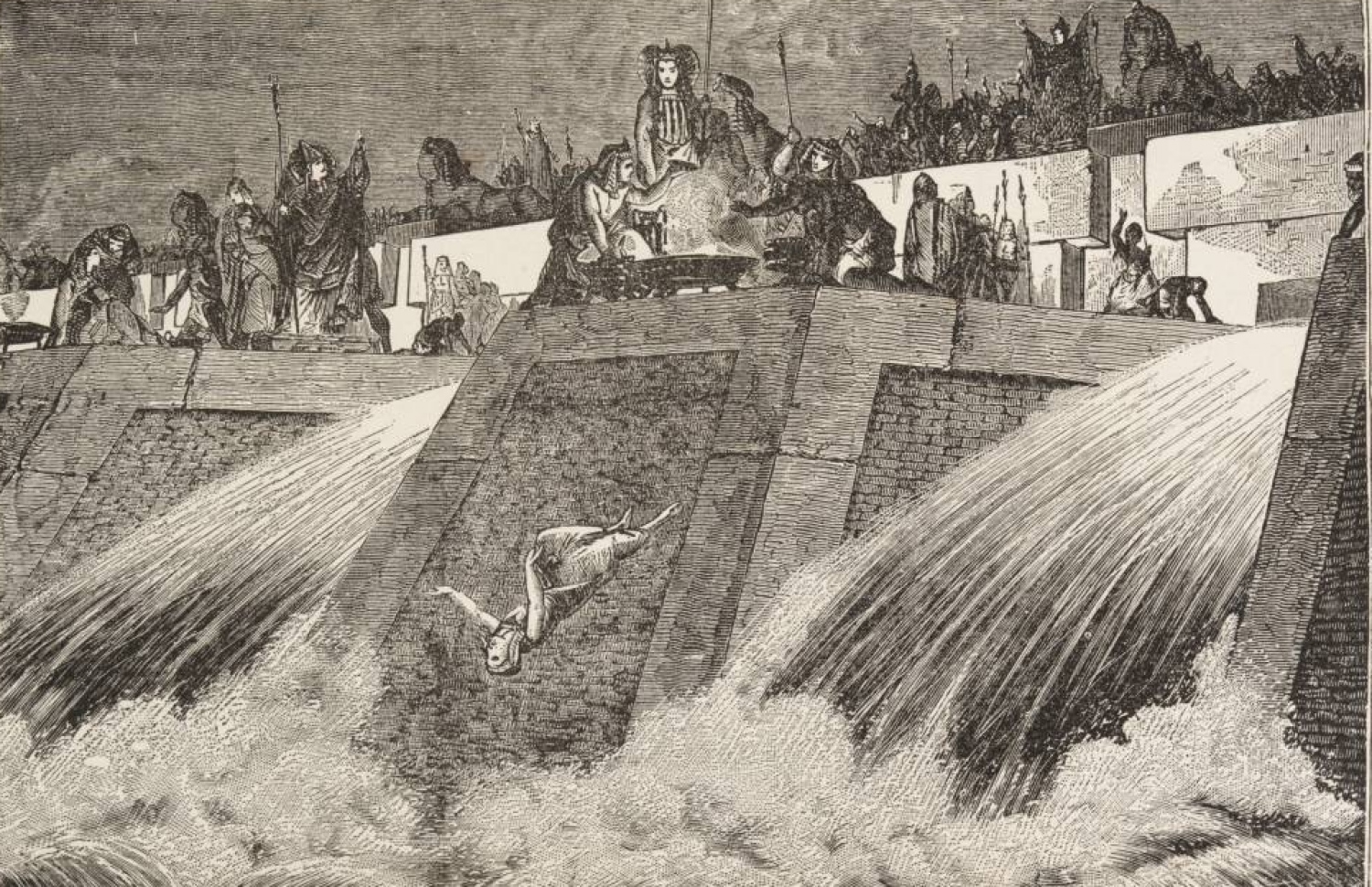 މިސްރުގެ ނީލް ކޯރަށް މީހަކު ވައްޓާލައި ގުރުބާންކުރުމާ ބެހޭ ކުރެހުމެއް