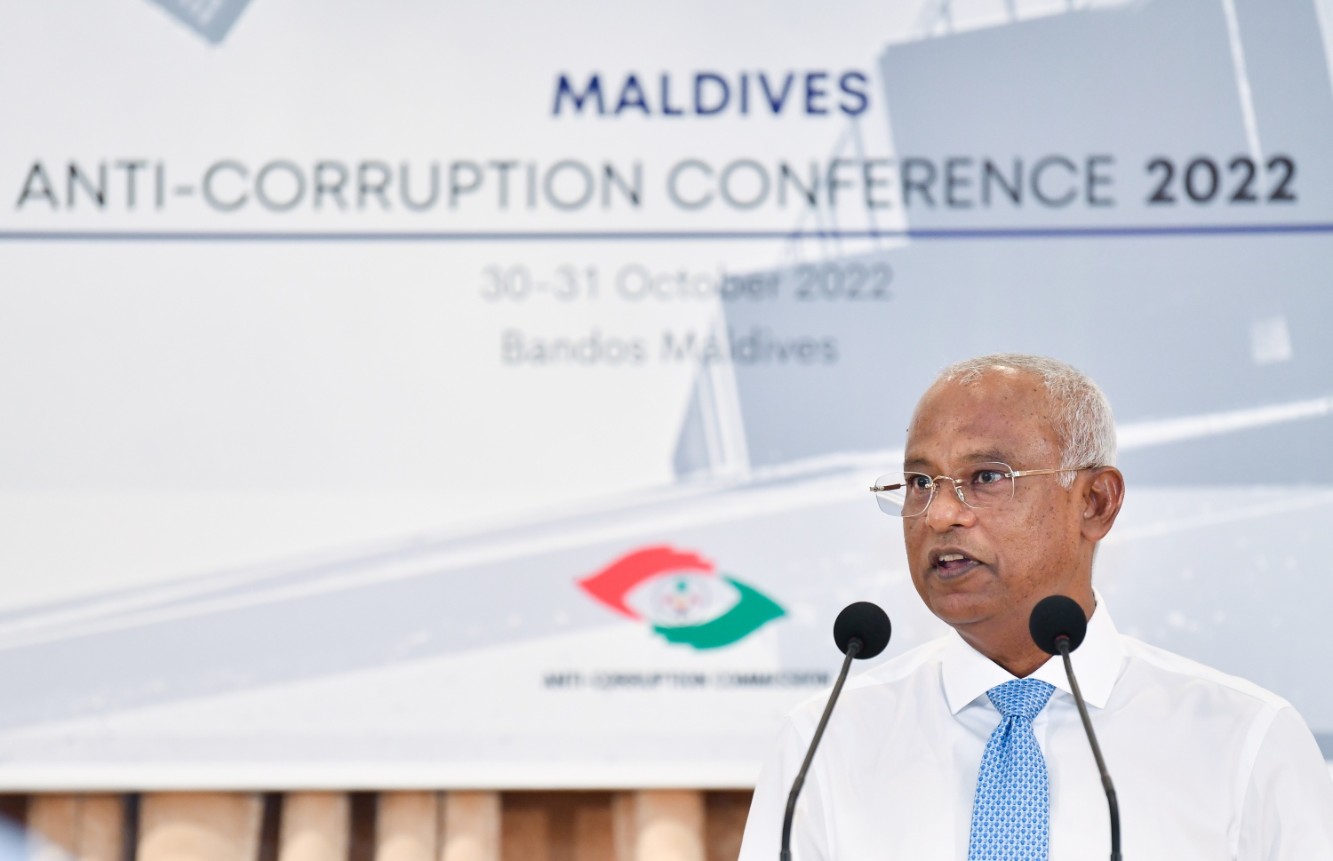 އެންޓި ކޮރަޕްޝަން ކޮންފަރެންސްގައި ރައީސް ބައިވެރިވެވަޑައިގަންނަވަނީ: ކޮރަޕްޝަން ހުއްޓުވުމަށް މި ސަރުކާރުން ސިޔާސަތެއް ވަނީ ކަނޑައަޅާފައި.