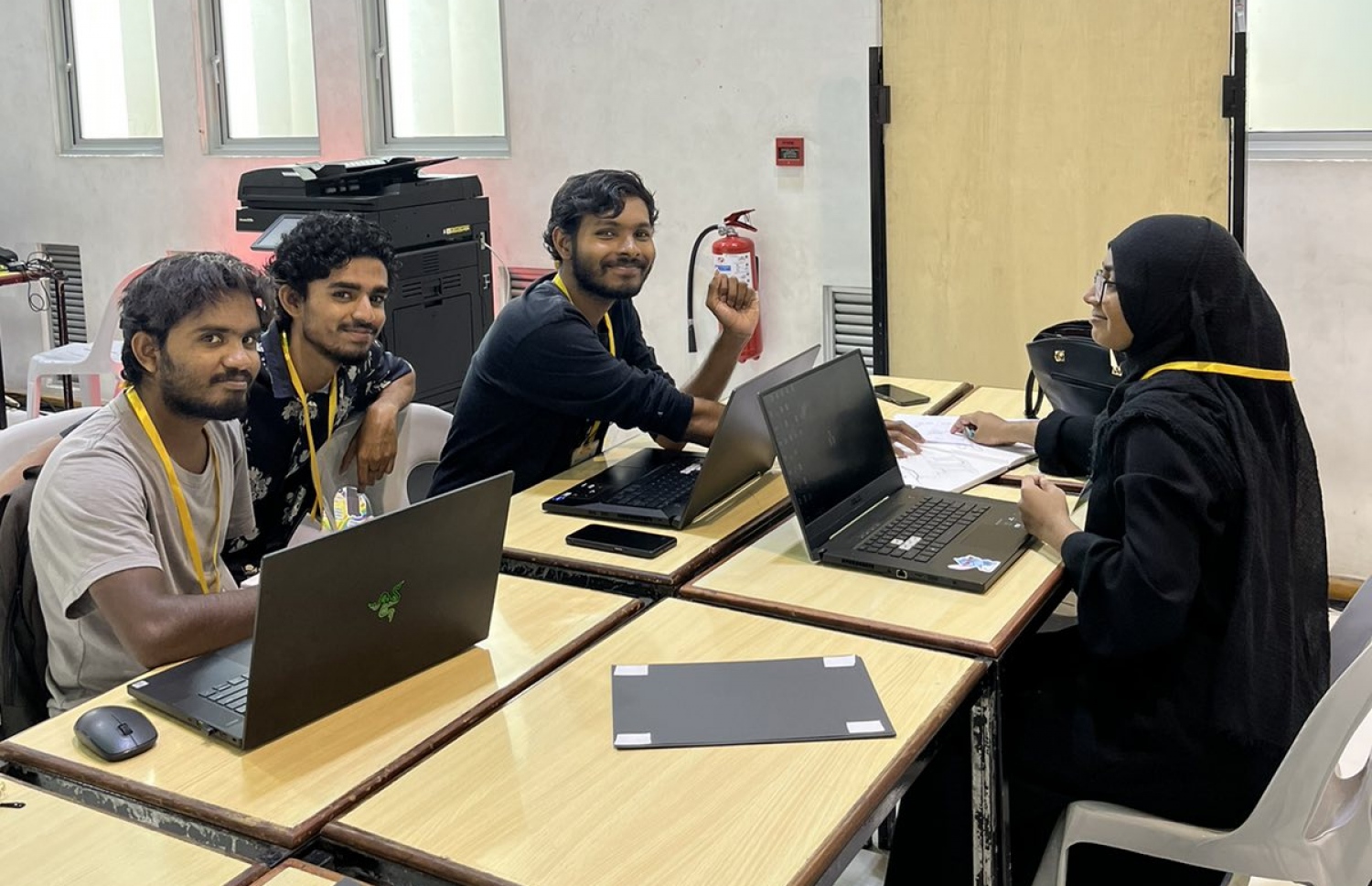 މިދިޔަ ހަފްތާ ބަންދުގައި ބޭއްވި "އާބަން ސްކޭޕް" ޑިޒައިން މުބާރާތުގެ ތެރެއިން --ފޮޓޯ: އެމްއެންޔޫ