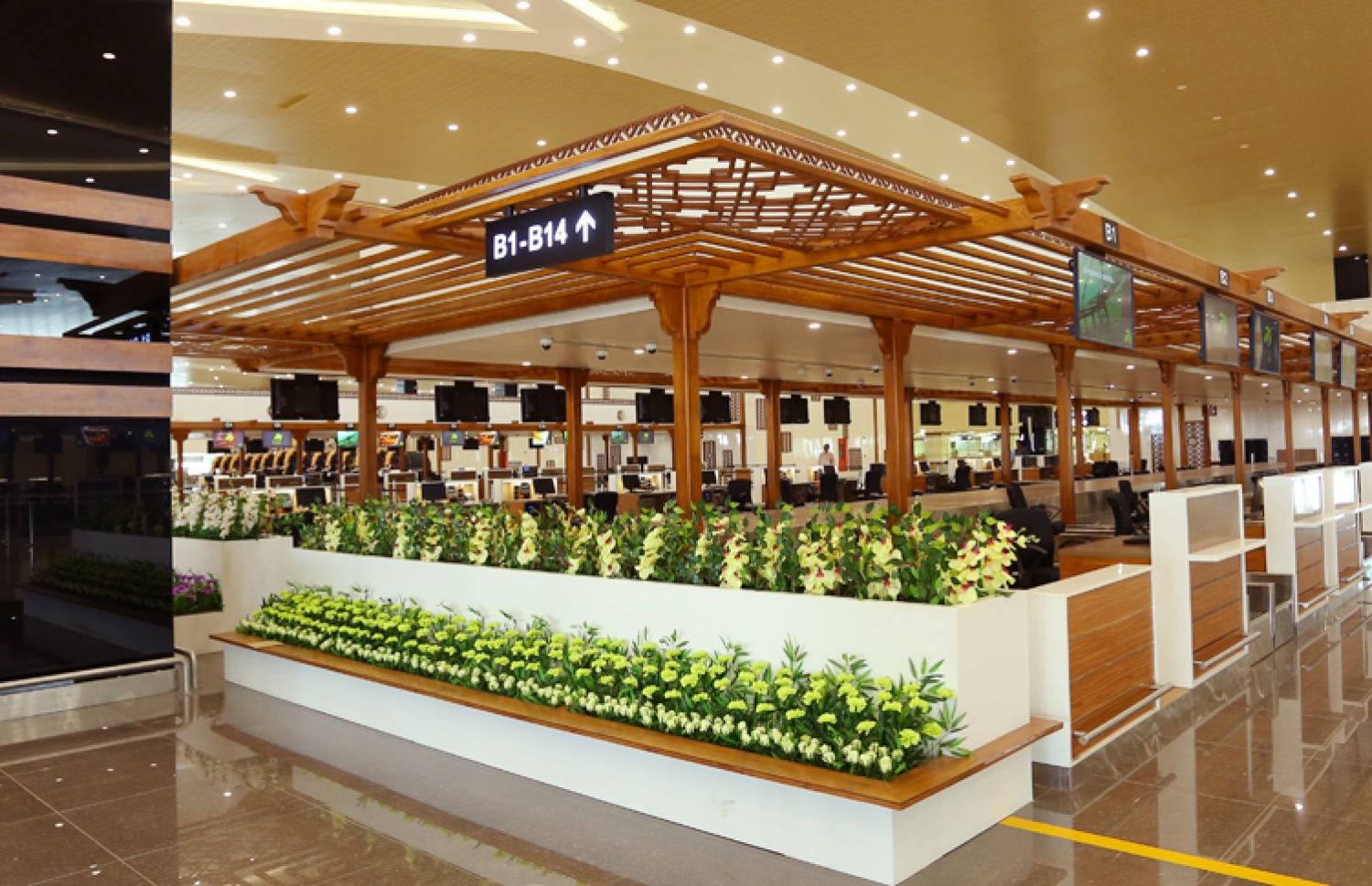 ކޮޗިން އިންޓަނޭޝަނަލް އެއާޕޯޓުގެ އެތެރެ