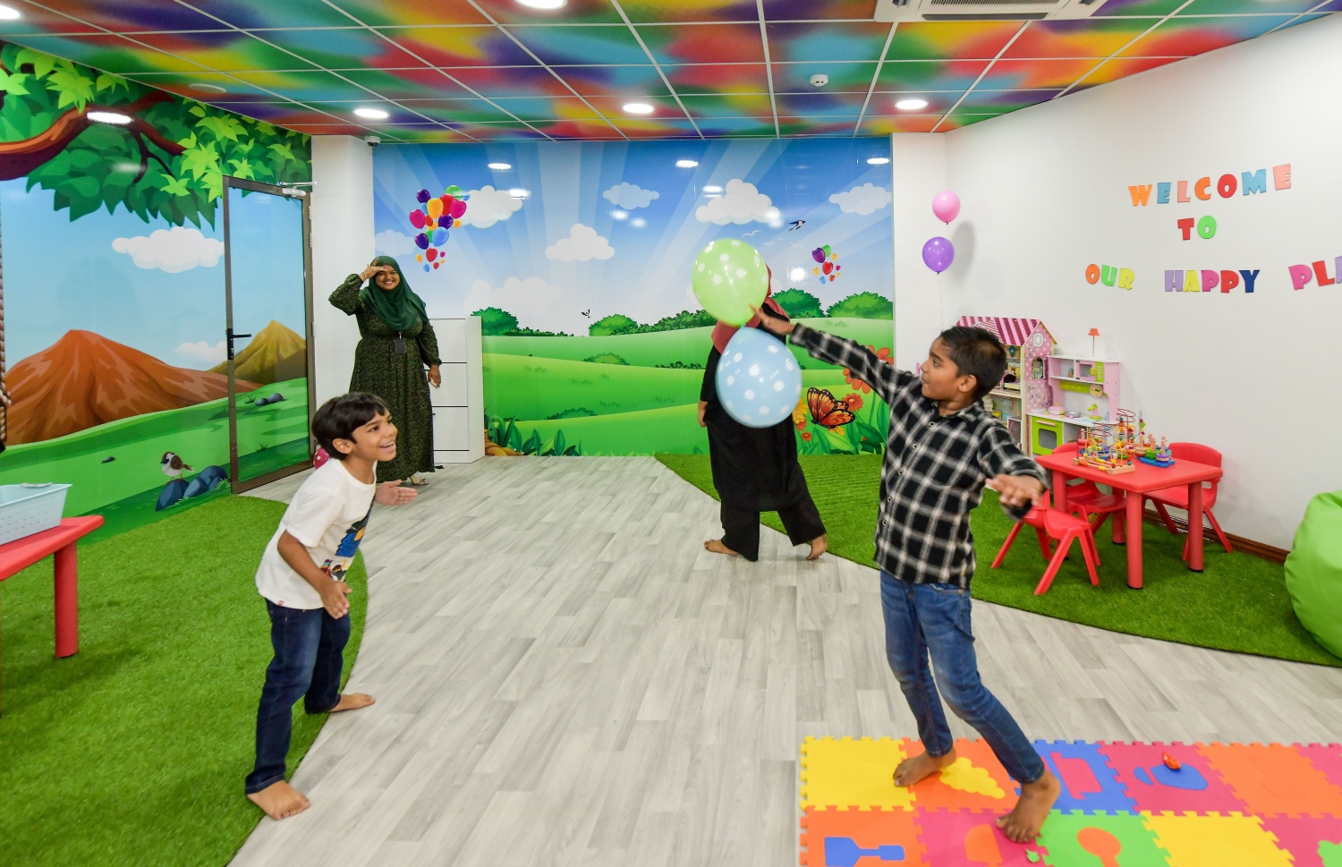 ސްޓެލްކޯ މުވައްޒަފުންގެ ދަރިން ބަލަހައްޓަން ހާއްސަކޮށްފައިވާ މަރުކަޒު ---ފޮޓޯ: ނިޝާން އަލީ | މިހާރު