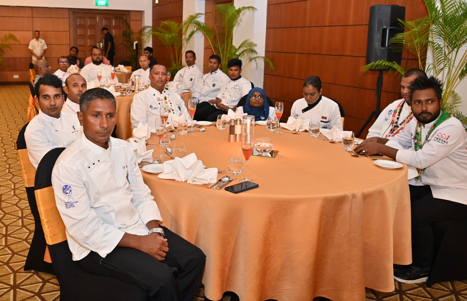 ކަލިނަރީ ދާއިރާގެ އަގު ވަޒަންކޮށް ދިން "ޝެފް އެވޯޑްސް 2022" ރަސްމިއްޔާތުގައި ދާއިރާގެ ބޭފުޅުން ބައިވެރިވަނީ. -- ފޮޓޯ: ރައީސް އޮފީސް