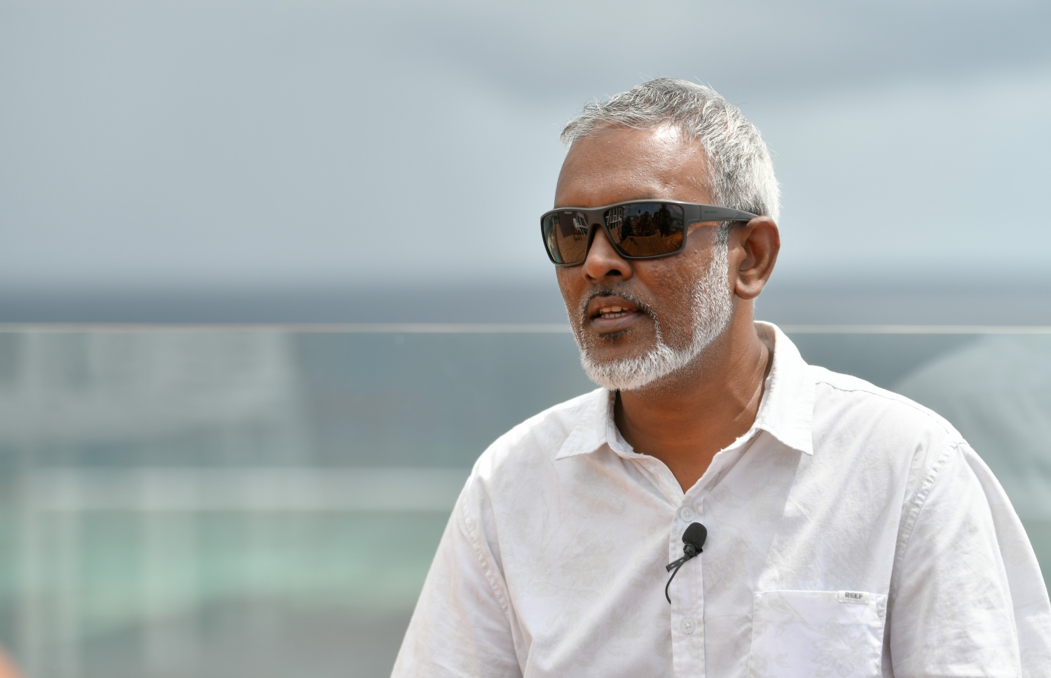 އިބްރާހިމް މުރުތަލާ "މިހާރު" އާ ވާހަކަދައްވަނީ-- ފޮޓޯ: ނިޝާން އަލީ/ މިހާރު