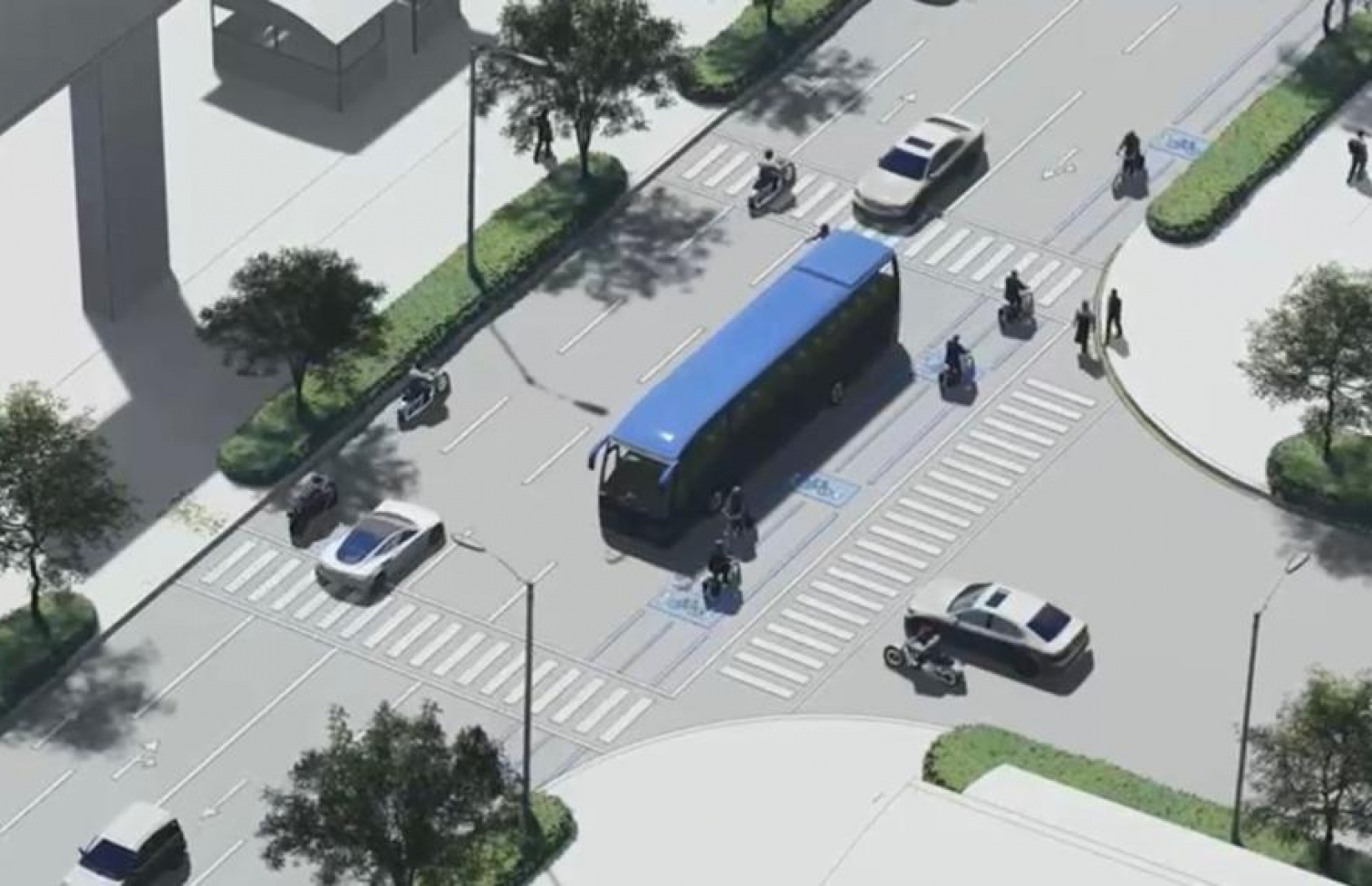 ހުޅުމާލެ ޓްރެފިކަށް ގެންނަ ބަދަލު ފެންނަ ކުރެހުމެއް. -- ފޮޓޯ: އެޗްޑީސީ